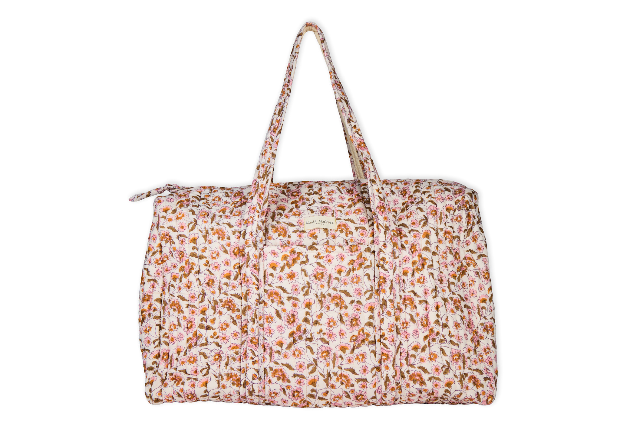 Sac weekend en coton matelassé Edel, BINDI ATELIER