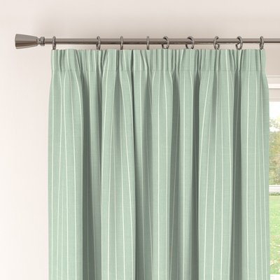 Sailing Stripe Soft Woven Blackout Pencil Pleat Pair of Curtains SO'HOME