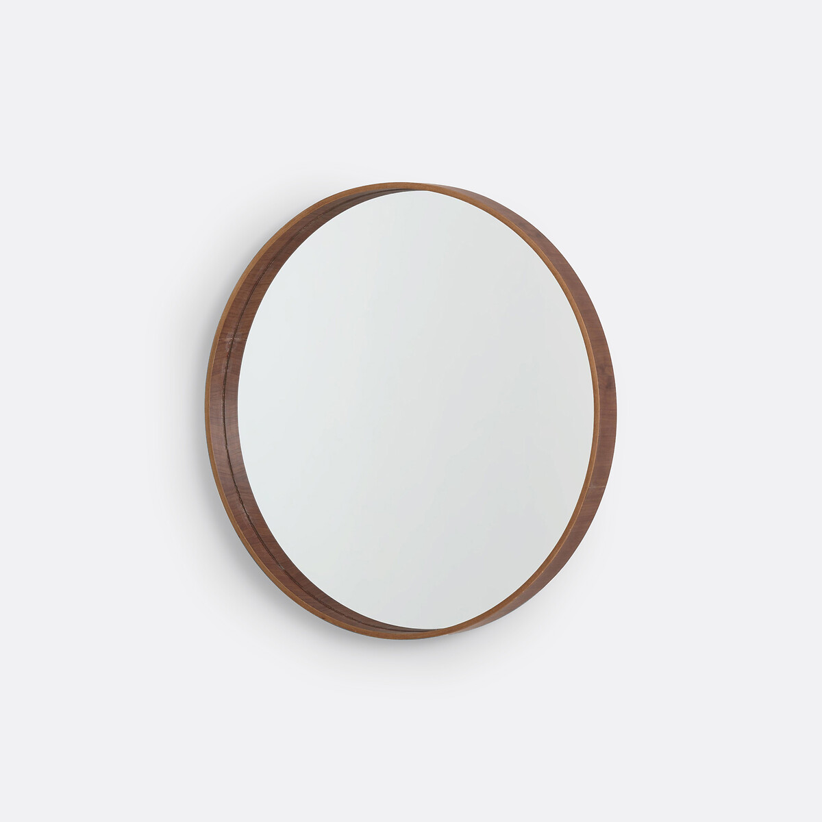 LA REDOUTE INTERIEURS Ronde spiegel met notenhoutfineerØ60 cm, Alaria