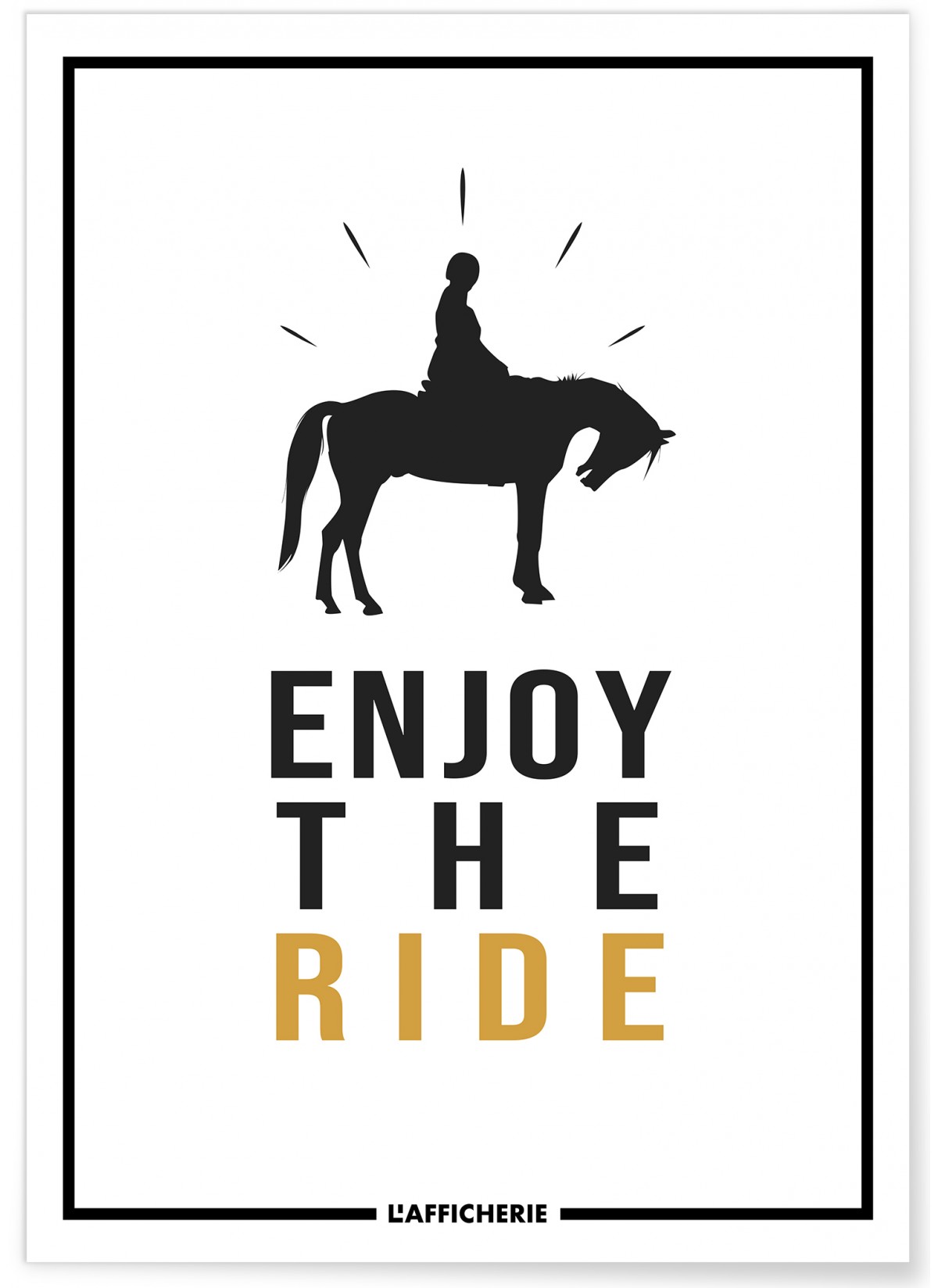 Affiche 'Enjoy the ride', L'AFFICHERIE