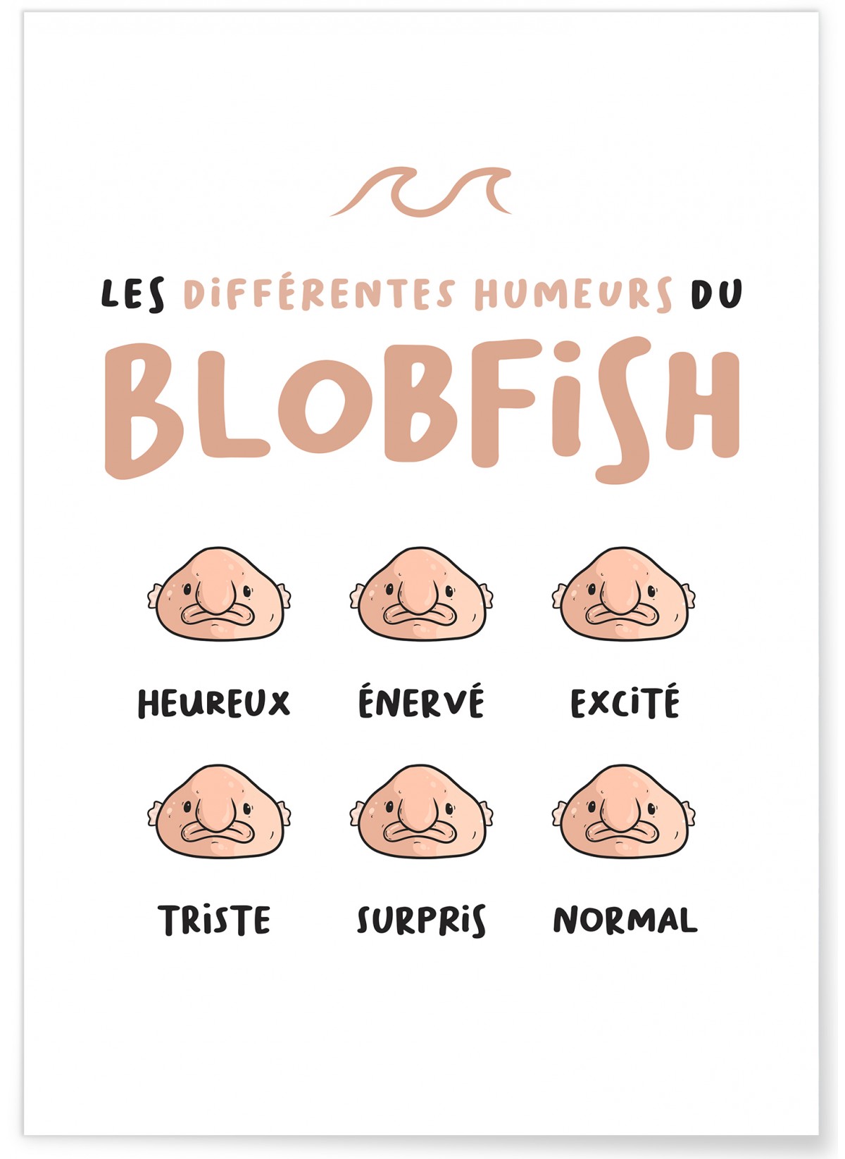 Poster Blobfish, L'AFFICHERIE