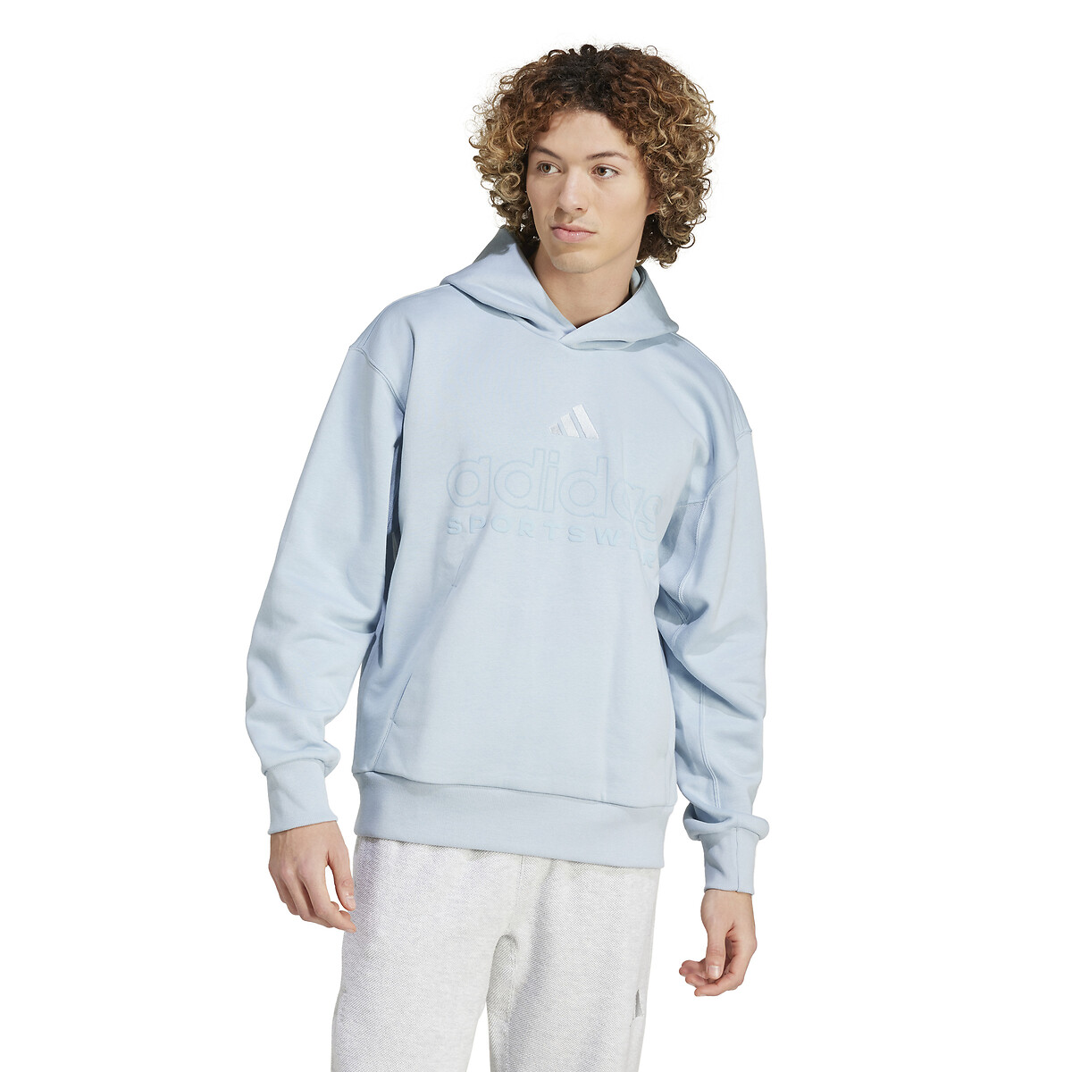 Sweat à capuche avec logo ton sur ton, ADIDAS SPORTSWEAR