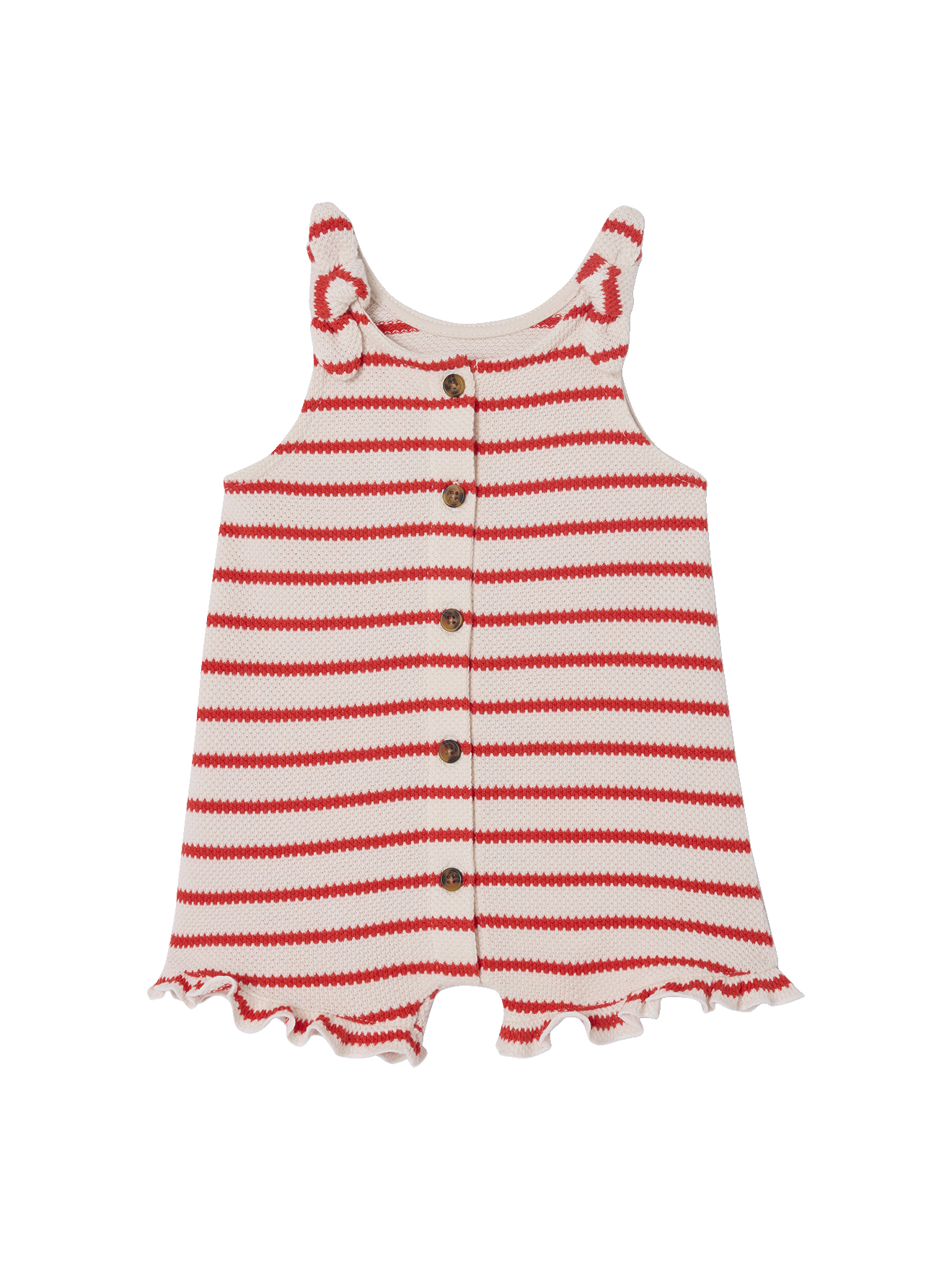 Combishort bébé jersey effet tricot, VERTBAUDET
