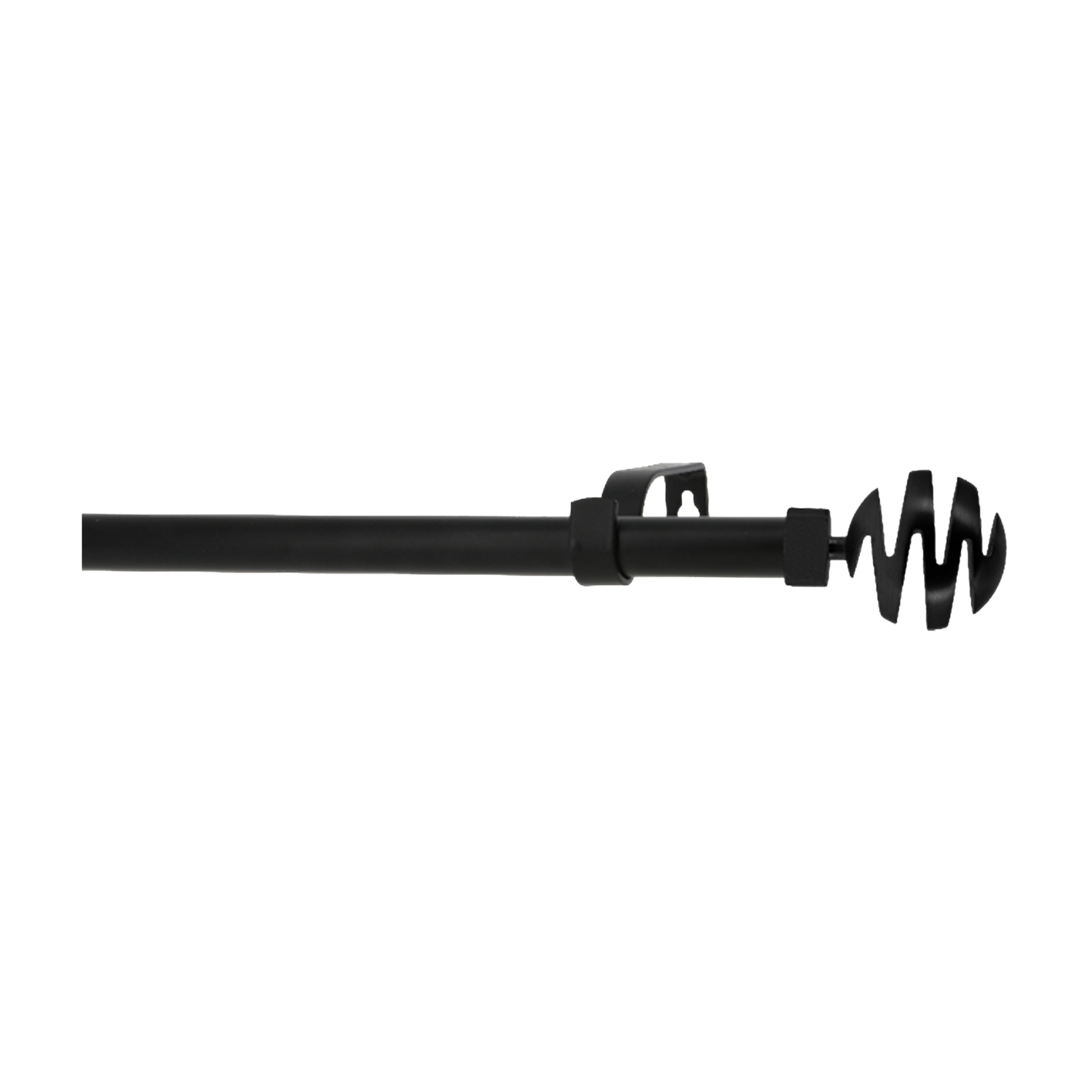 Kit tringle à rideaux extensible avec embouts spirales D19-16mm, MOBOIS
