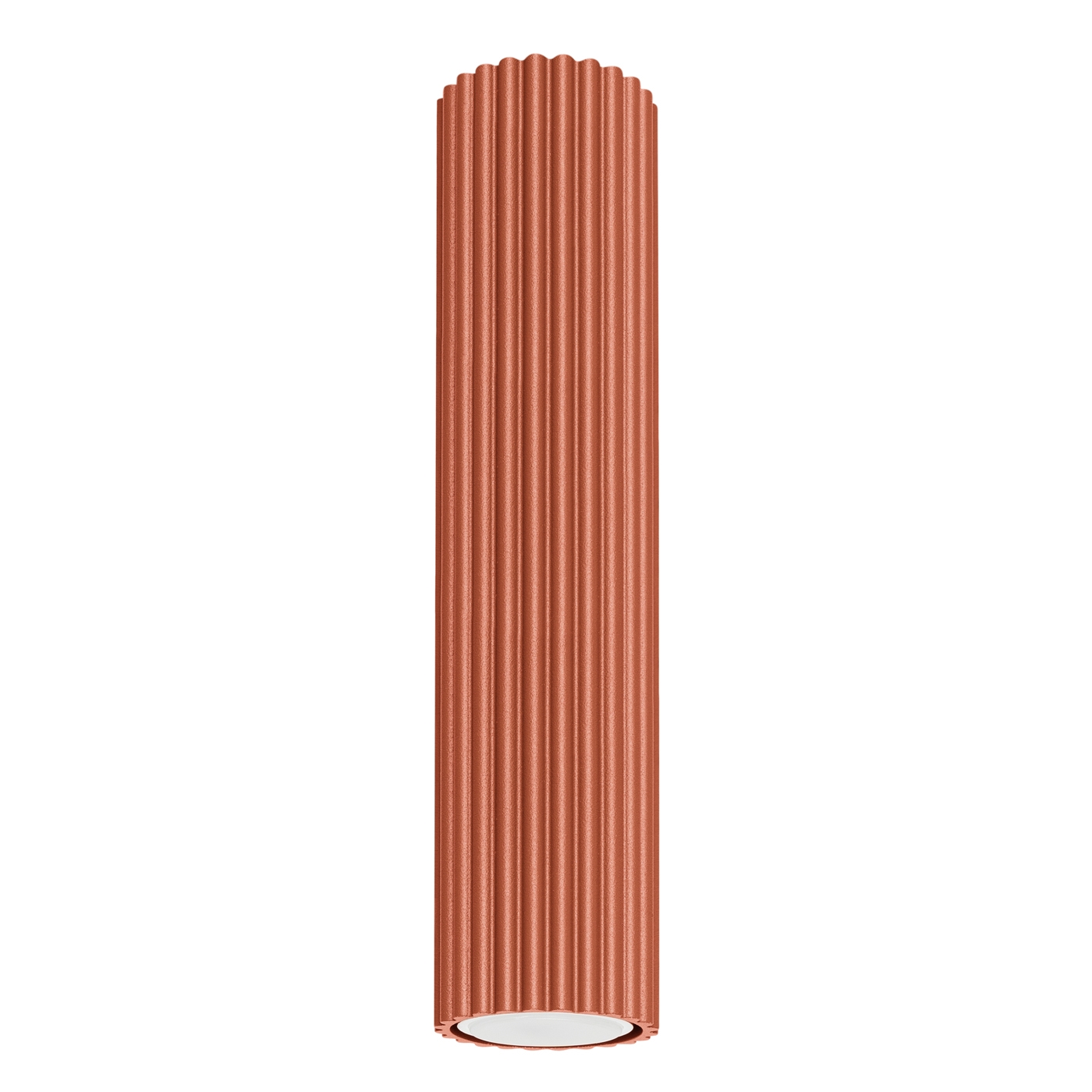 Plafonnier Aluminium Ocre Rouge GU10 1 Karbon 30, EDEN