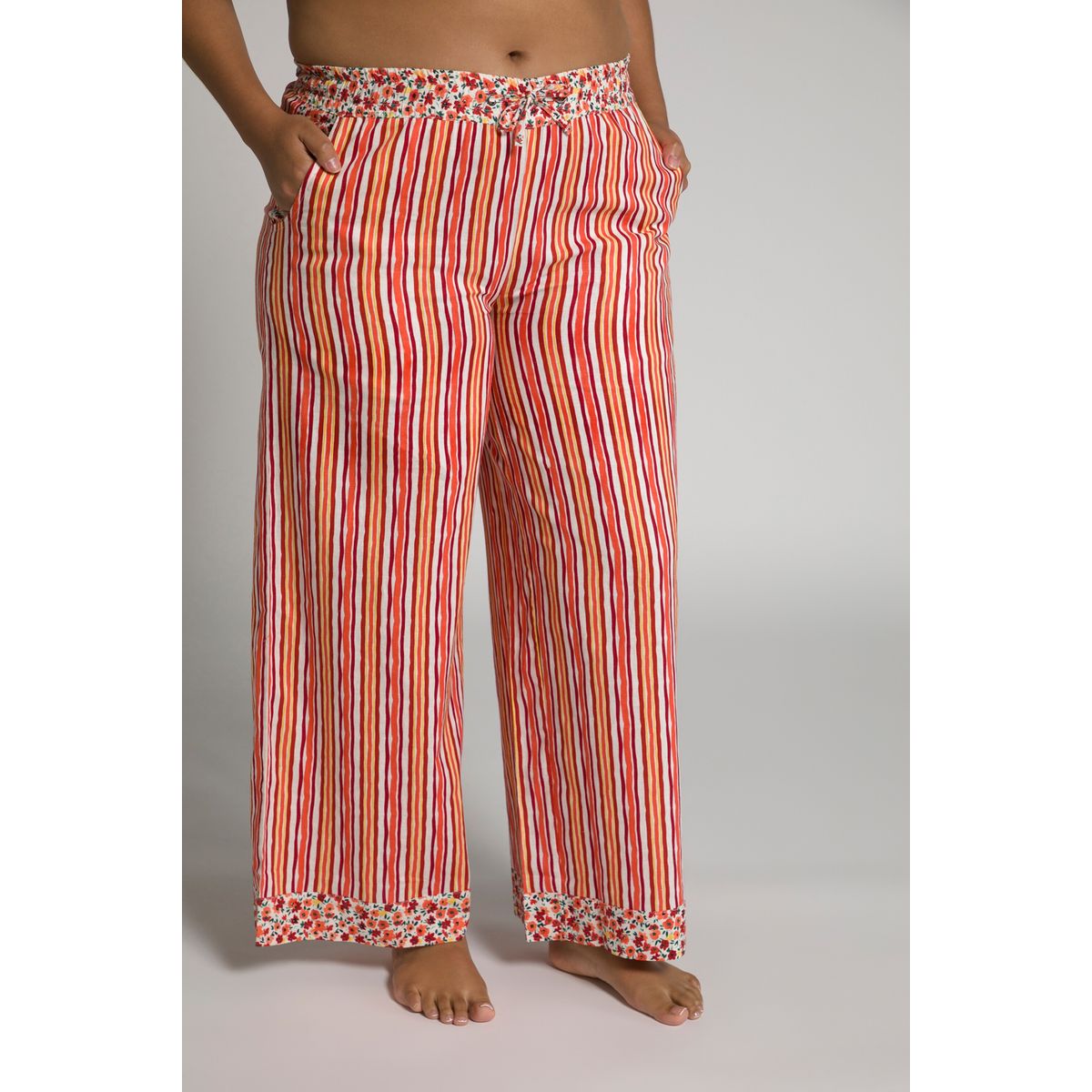 imprimé étoiles 727968 Ulla Popken Femme Grandes Tailles Pantalon de Pyjama 