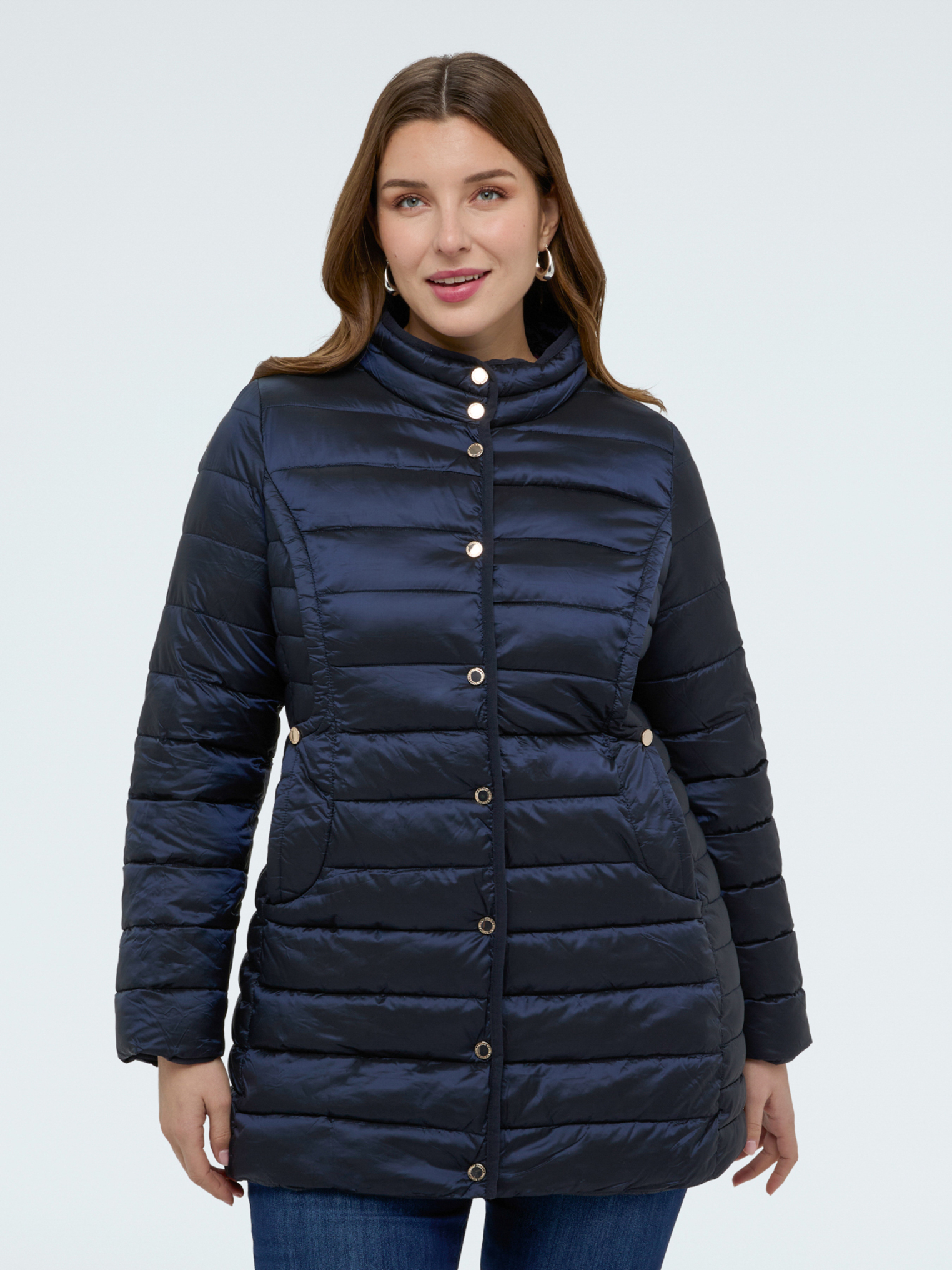 Veste matelassée rembourrée avec capuche amovible, FIORELLA RUBINO
