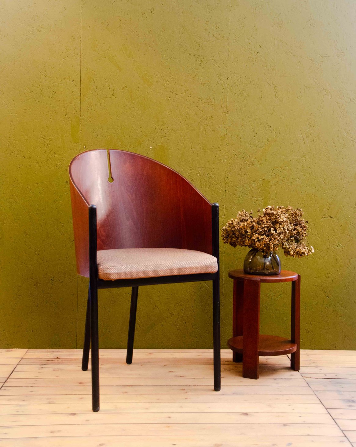 Chaise en bois cintré Alma N°1919 - Bon état, DEBONGOUT