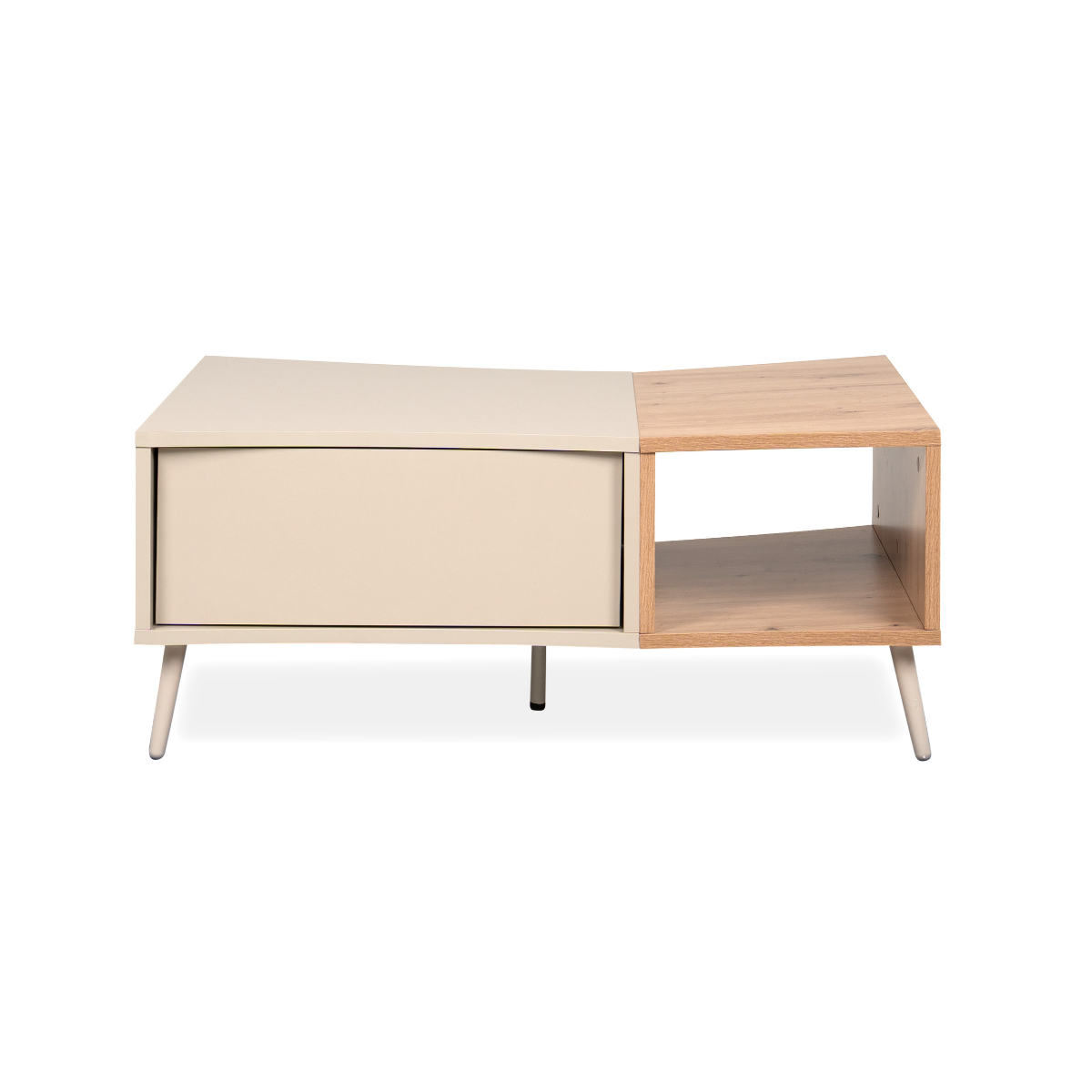 Table basse 1 porte, 1 niche MYR, CALICOSY