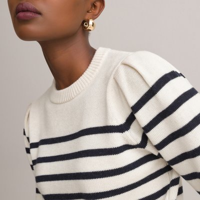 Les Signatures - Breton Striped Jumper/Sweater in Recycled Wool Mix LA REDOUTE COLLECTIONS