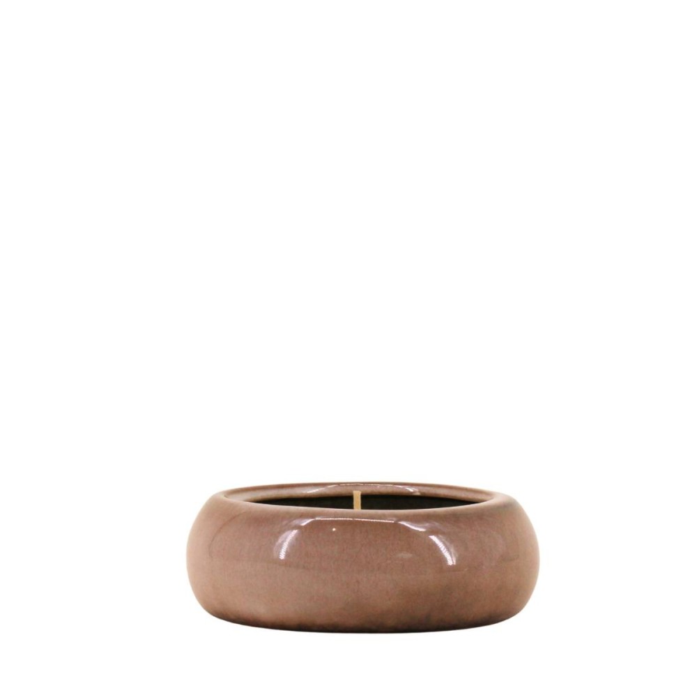 Bougie parfumée ronde en céramique 160g, ORNAMI