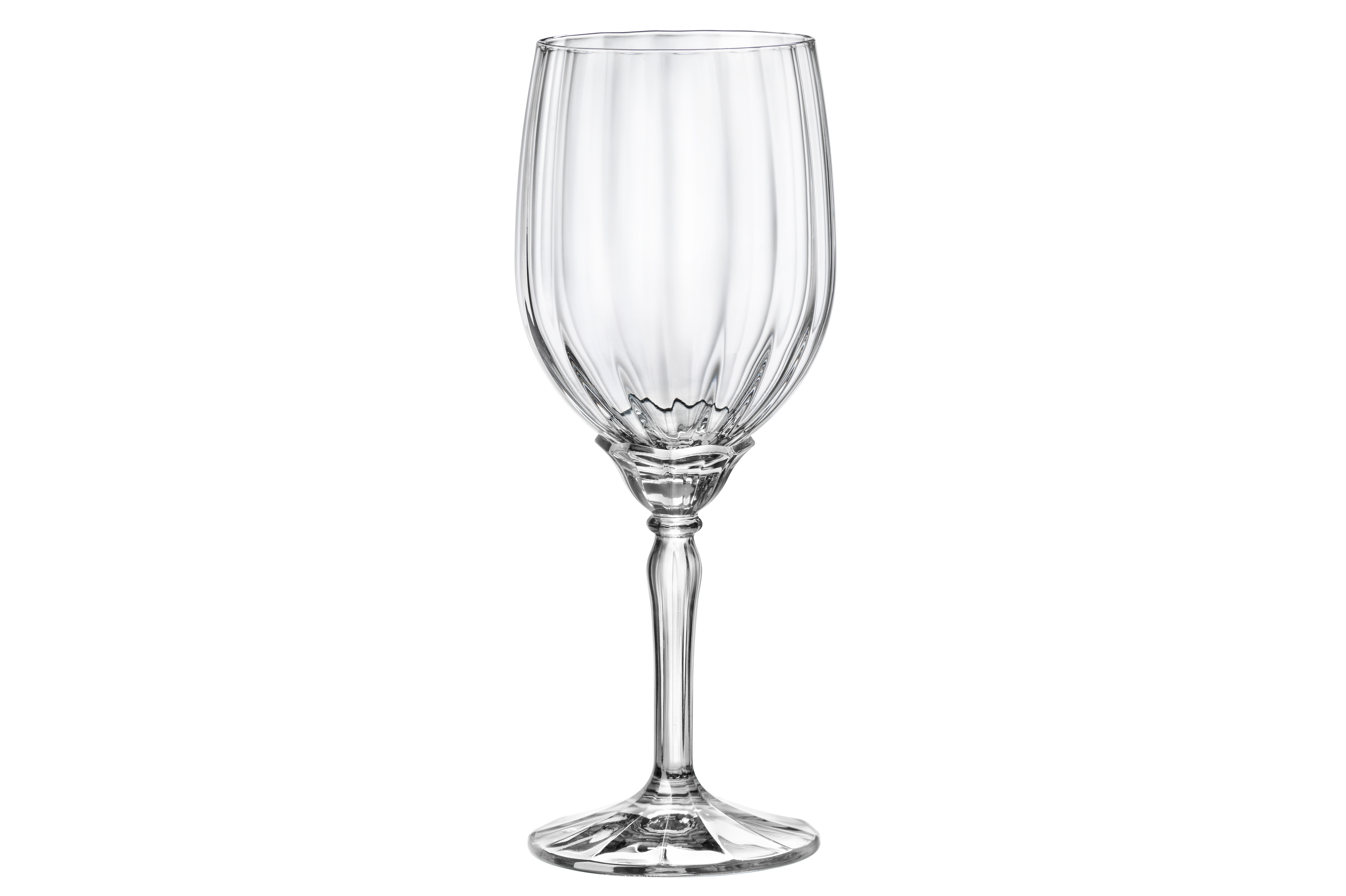 Lot de 4 verres à vin blanc, FLORIAN, BORMIOLI ROCCO
