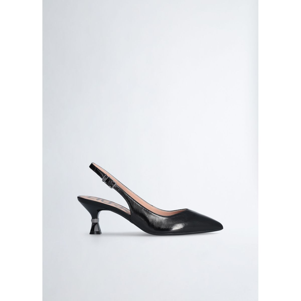 Escarpin talon bas top