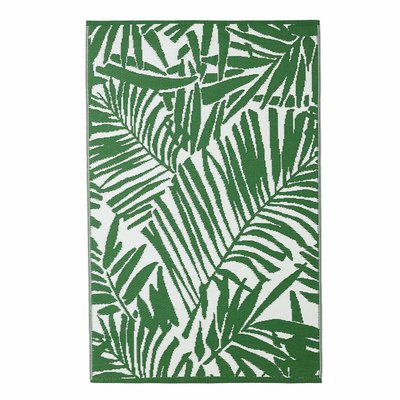 Teppich Catalpa mit Palmblattmotiven, innen/aussen SO'HOME