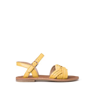 Crossover Strap Flat Sandals LA REDOUTE COLLECTIONS