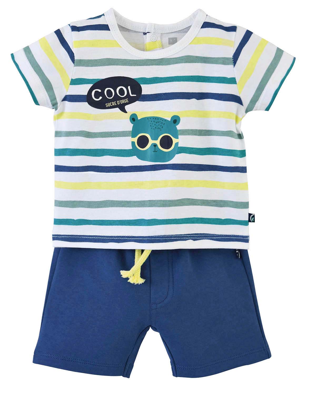 Tee shirt short cornelio, SUCRE D'ORGE