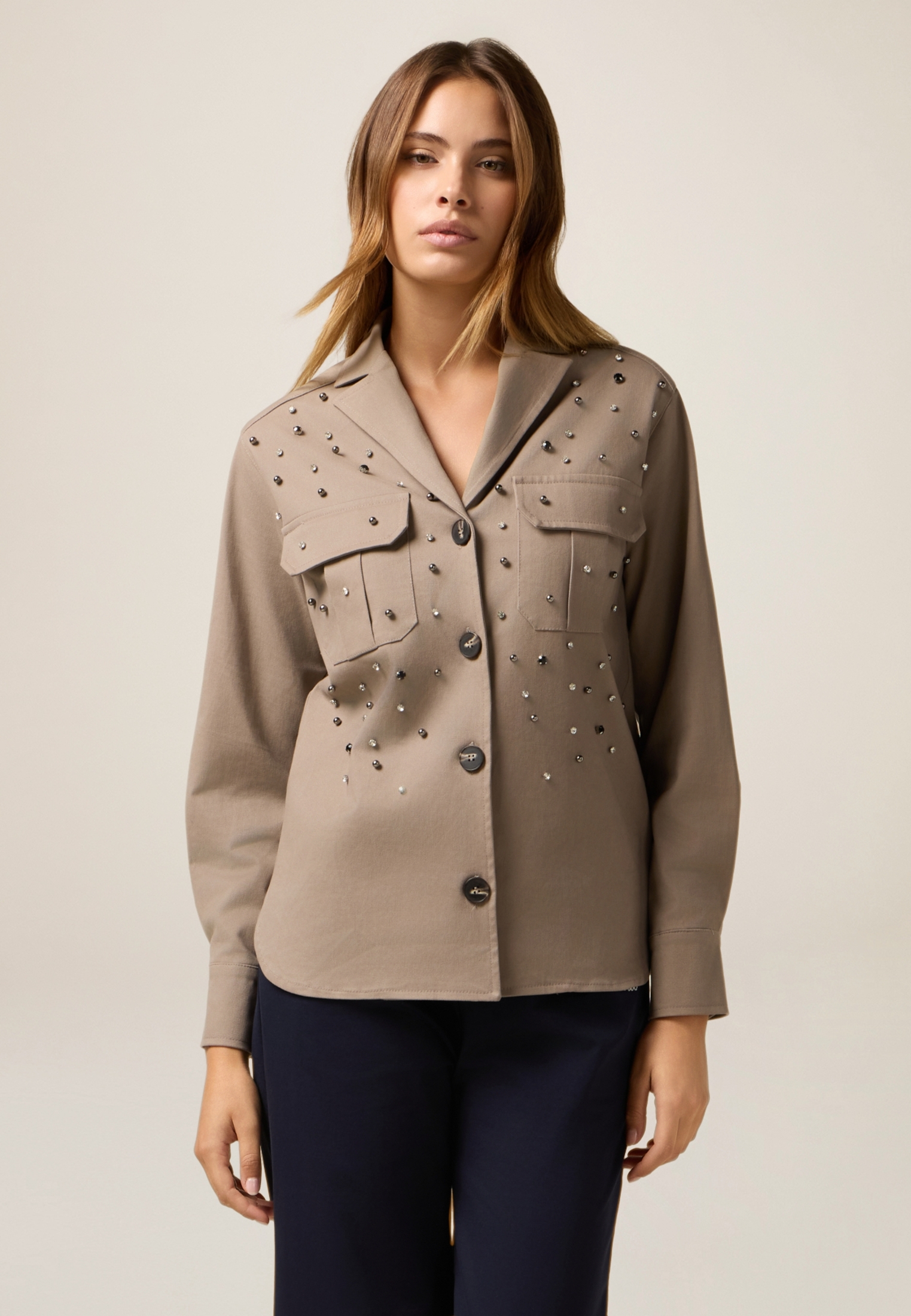 Chemise veste avec boutons, OLTRE