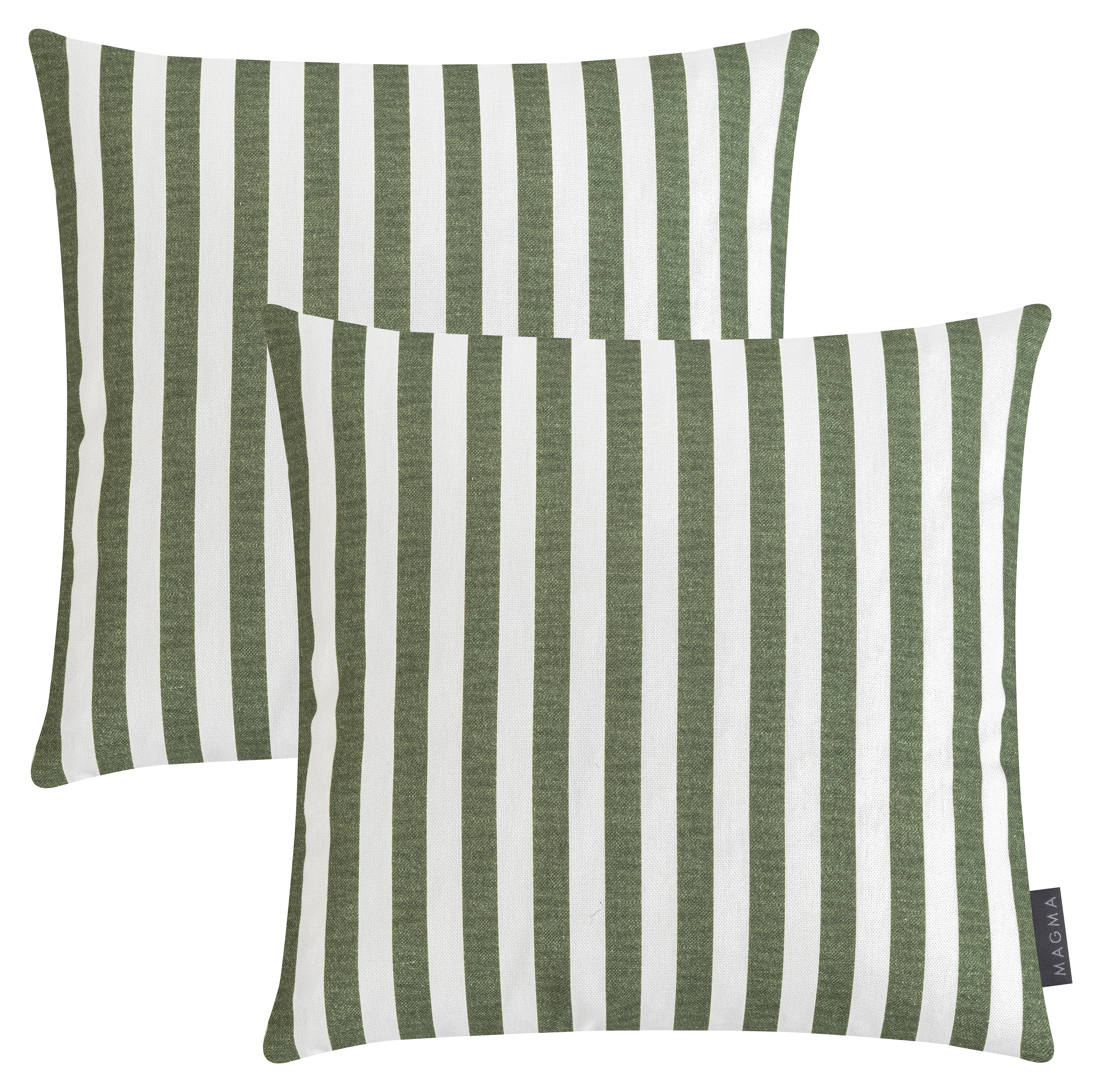 Lot de 2 housses de coussin rayées TOSCO, MAGMA HEIMTEX