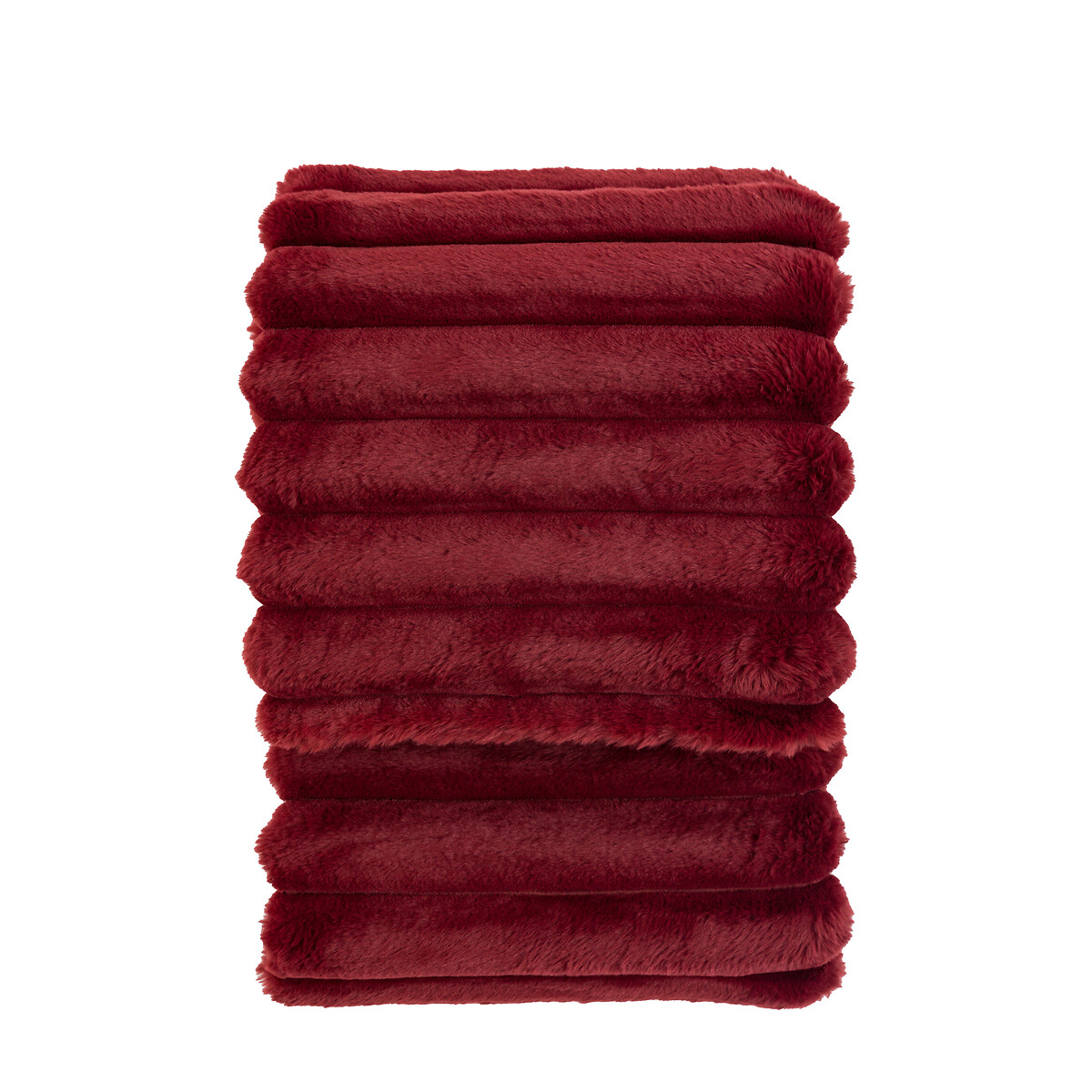 LuxeRib Faux Fur Throw, SO'HOME