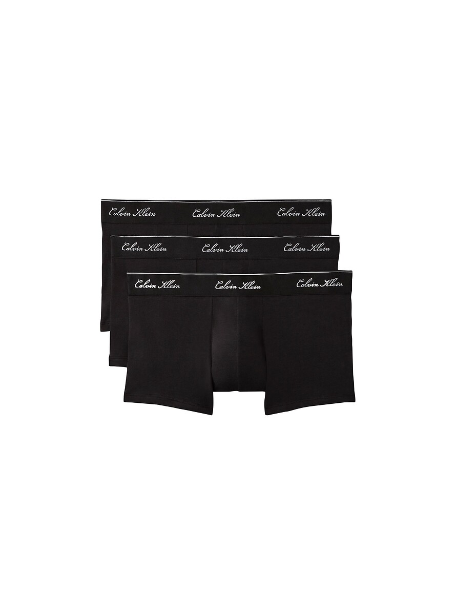 Lot de 3 caleçons, taille basse, Icon Cotton Stretch, CALVIN KLEIN UNDERWEAR