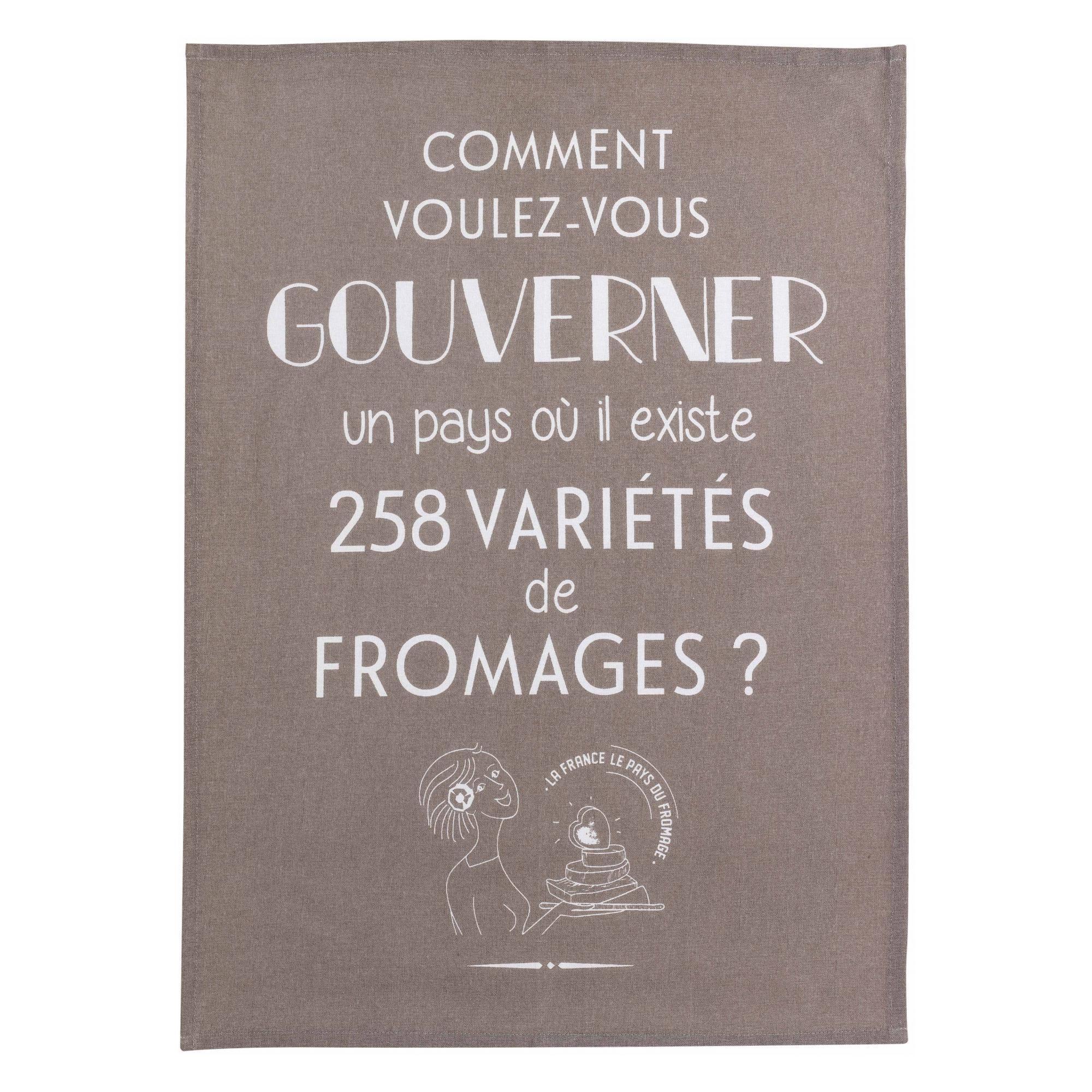 Torchon Gouverner et fromages, WINKLER