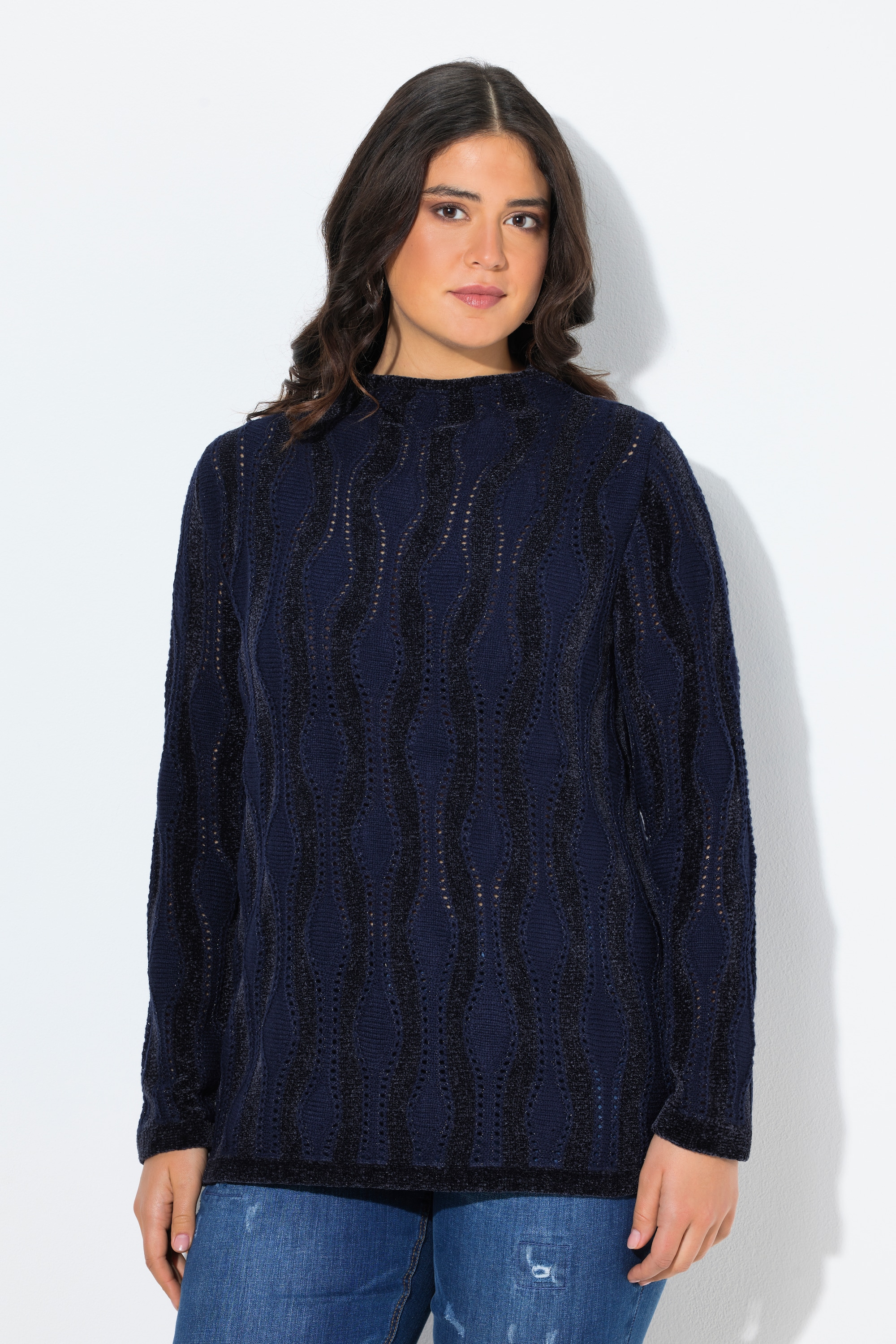 Pull col ras du cou et manches longues, ULLA POPKEN