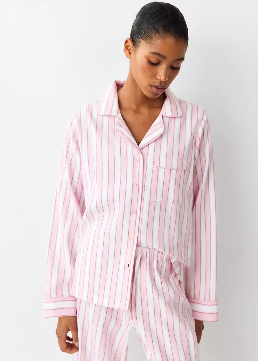 Pyjama coton rayé, MANGO TEEN