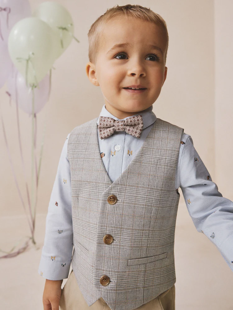 Ensemble gilet, chemise et nœud papillon, NEXT