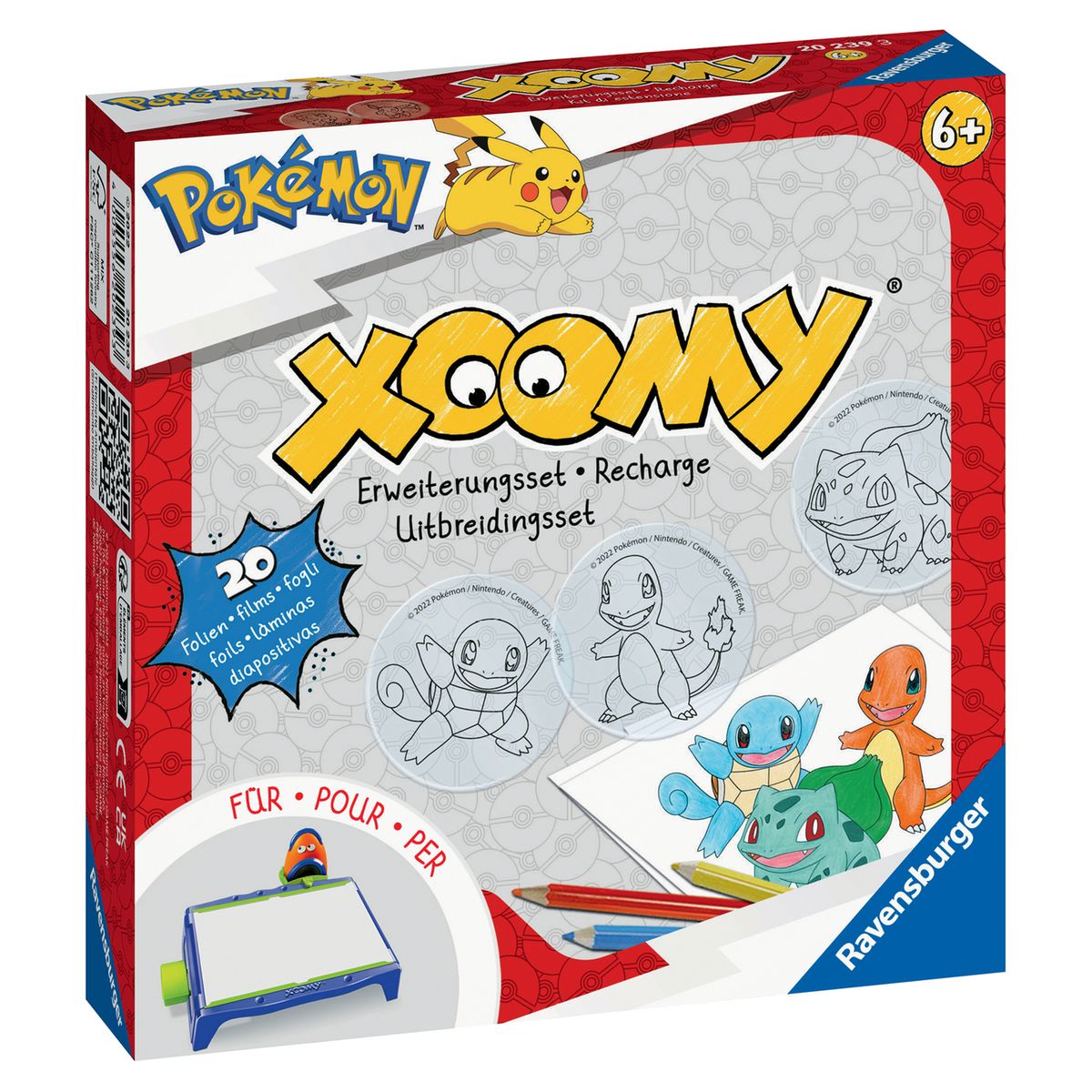 Xoomy® recharge pokémon Ravensburger