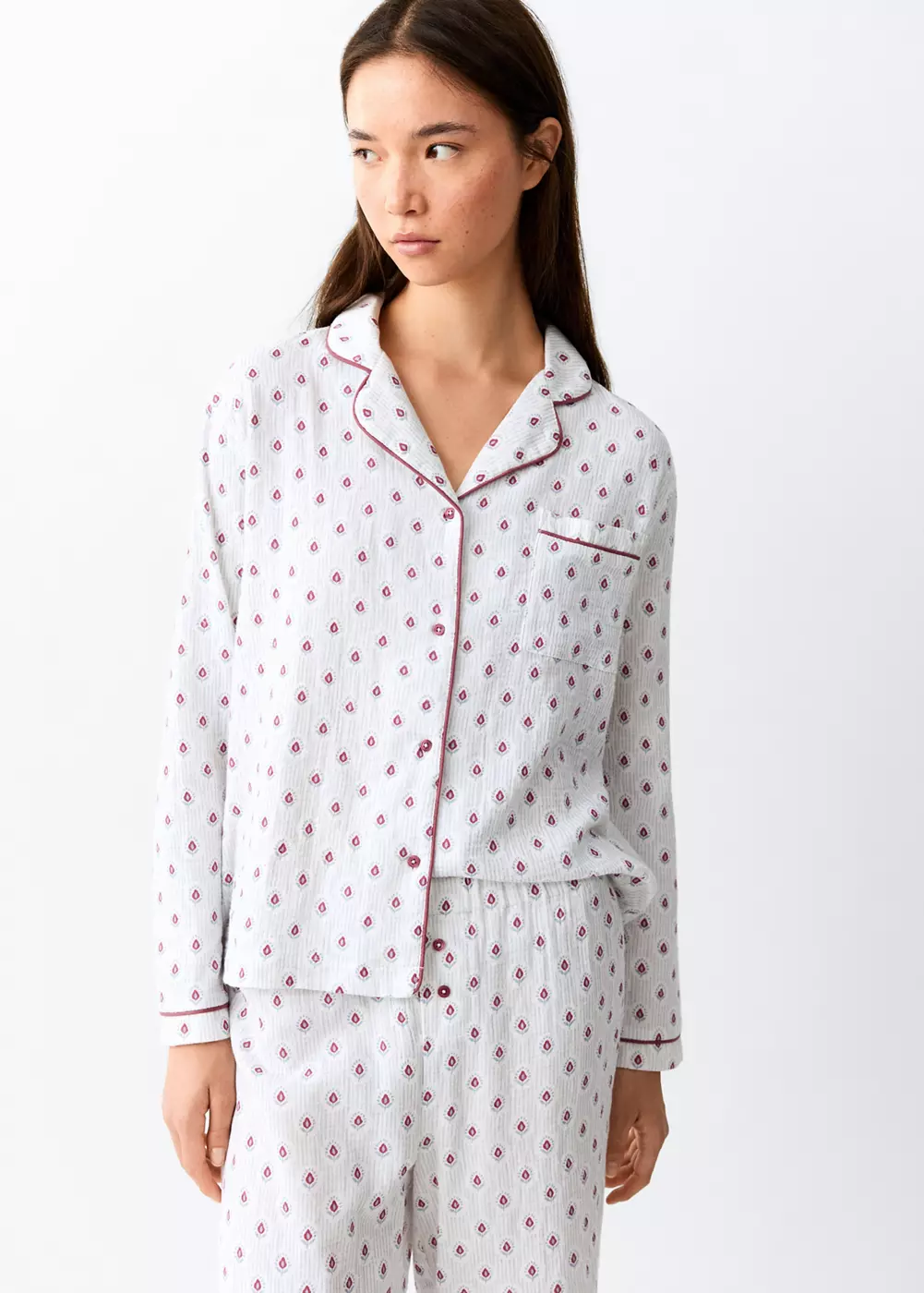 Pyjama imprimé fleuri, MANGO TEEN