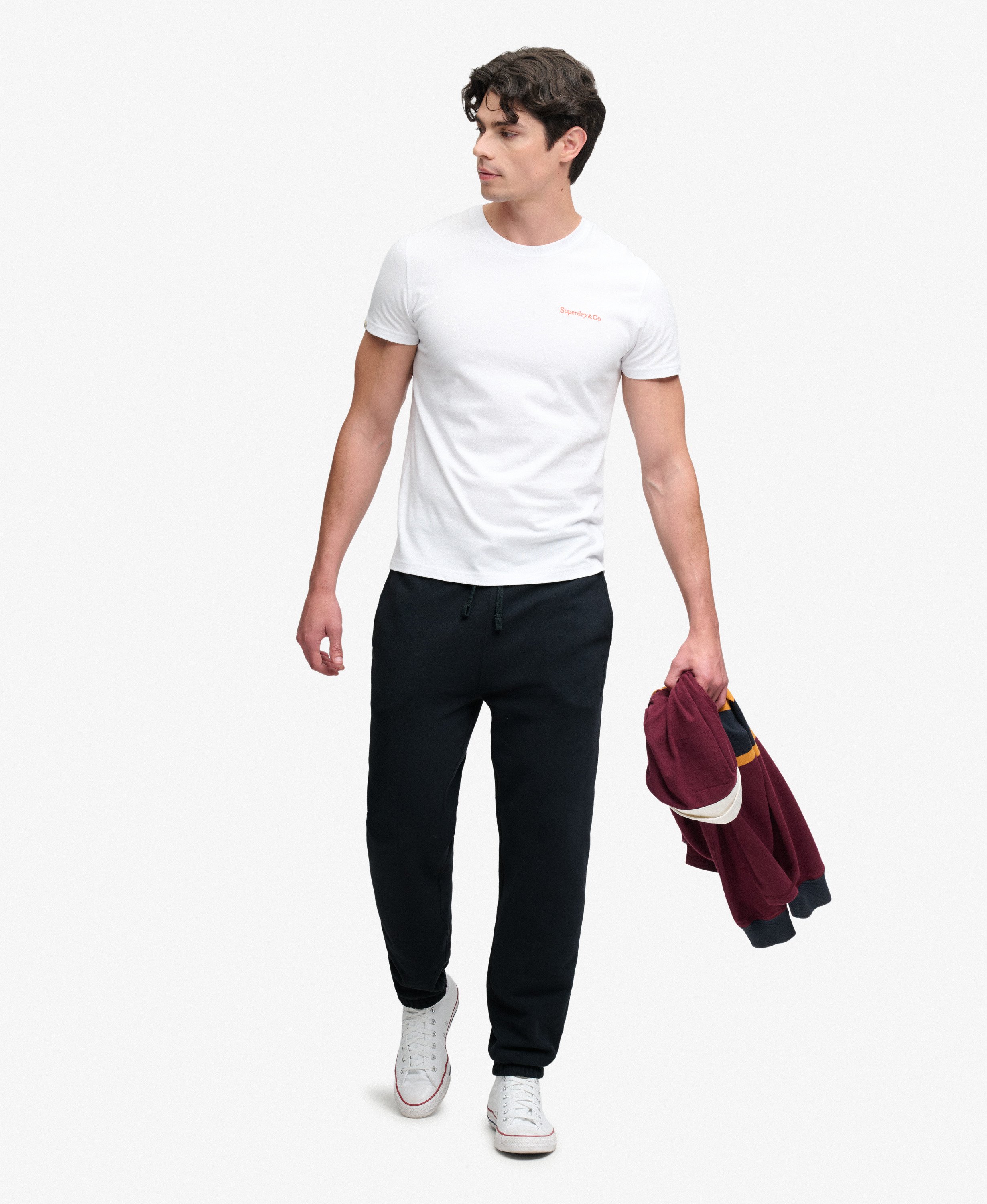 Pantalon de jogging Logo coupe ajustée, SUPERDRY