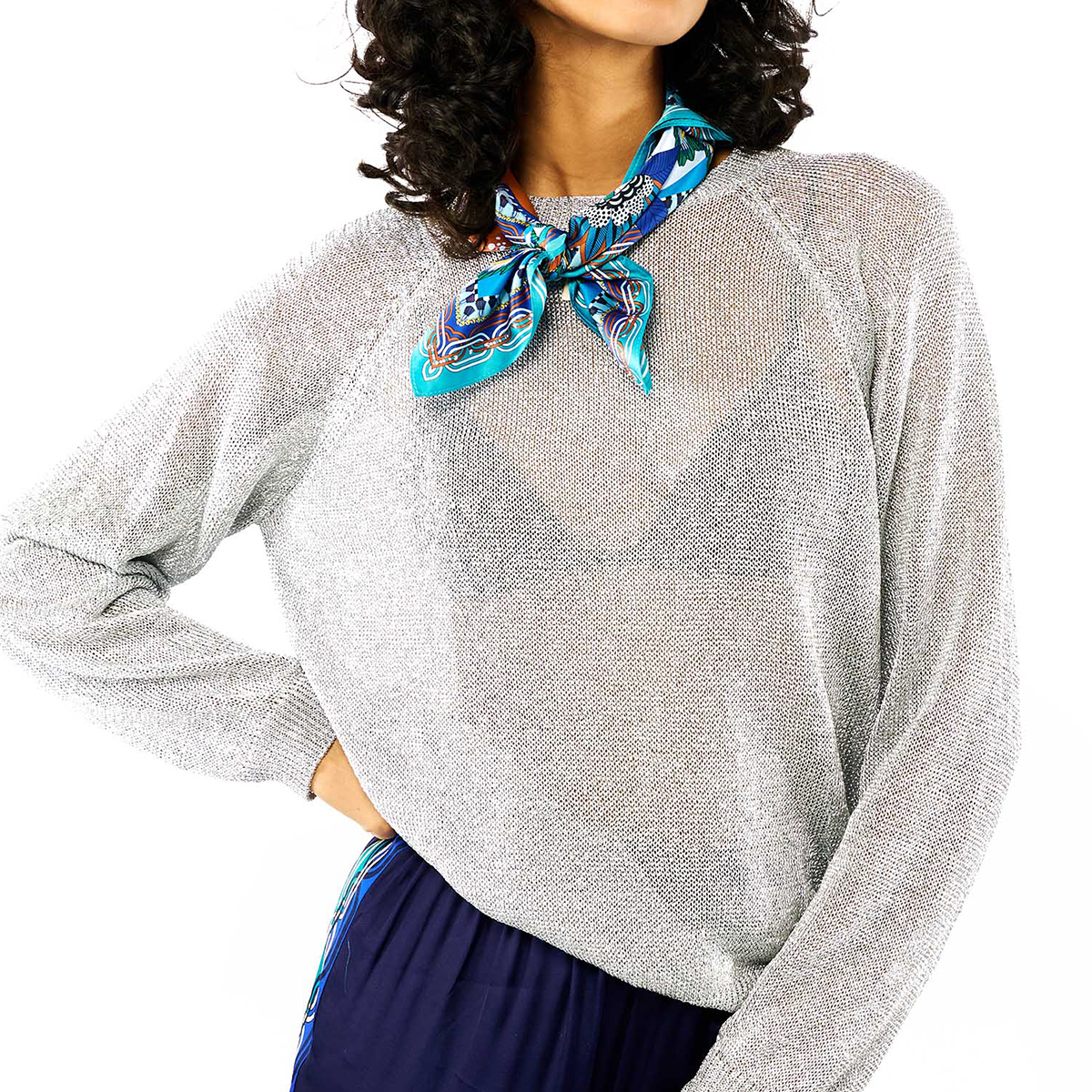 Pull manches longues col rond ROMY, WILD