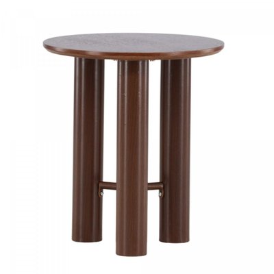 Table d'appoint ronde en bois et métal 44cm SERENNY MEUBLES & DESIGN