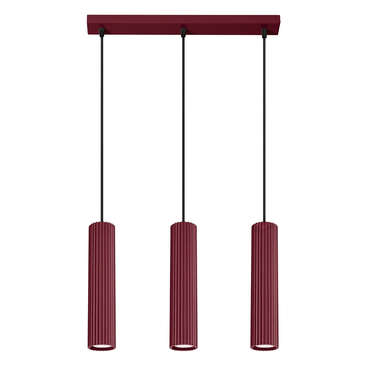 Suspension Aluminium Bourgogne GU10 3 Karbon, EDEN