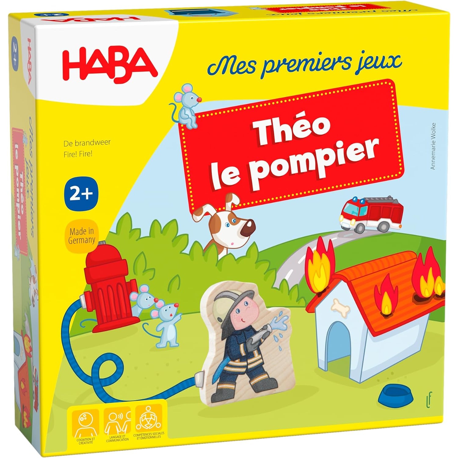 Mes premiers jeux Théo le pompier, HABA
