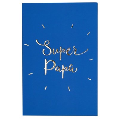 Carte de vœux Super Papa DRAEGER PARIS