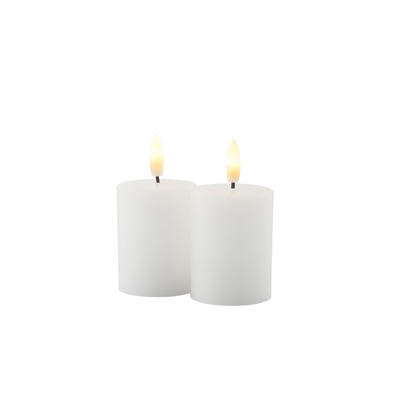 Set de 2 Bougies LED Sille 5 x 6cm à Piles, SIRIUS