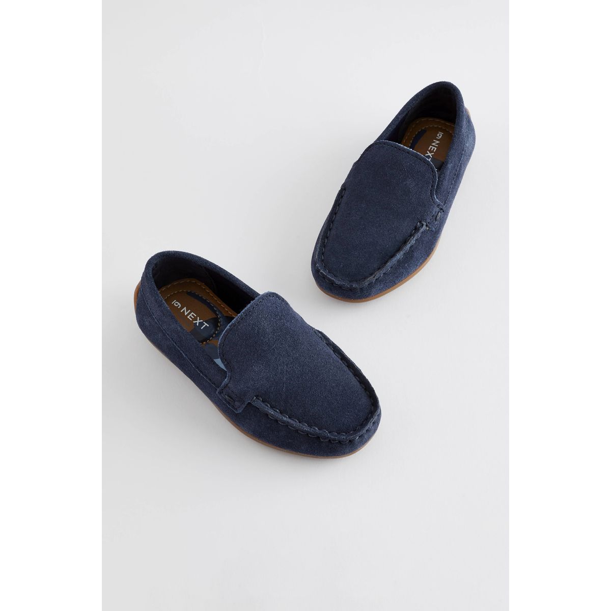Mocassins en daim à enfiler, NEXT