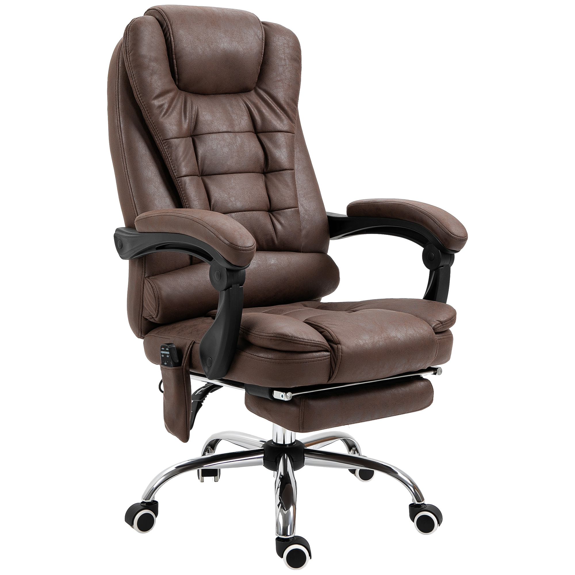 Fauteuil de bureau avec fonction massage, HOMCOM
