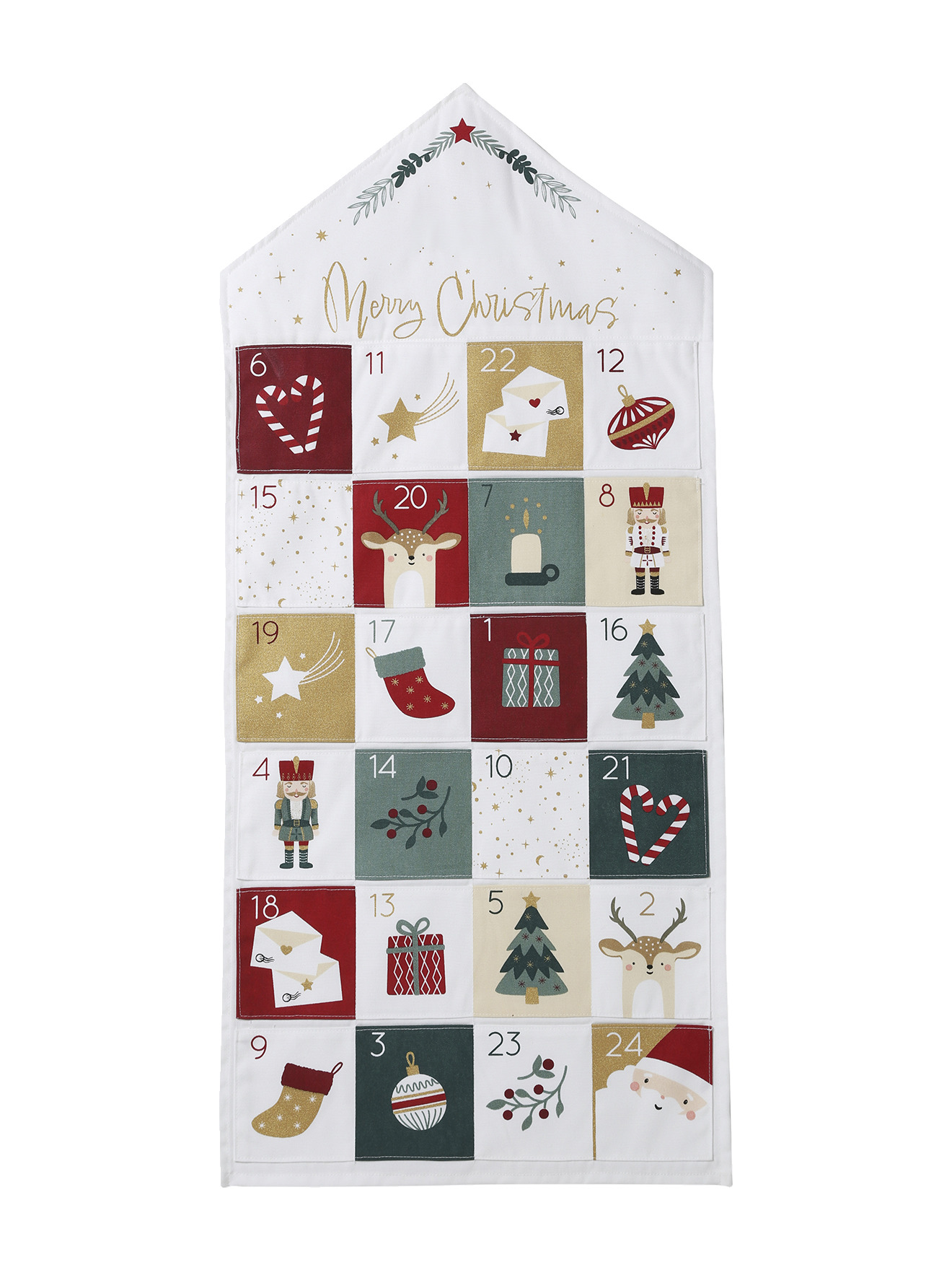 Calendrier de l'Avent Merry Christmas, VERTBAUDET