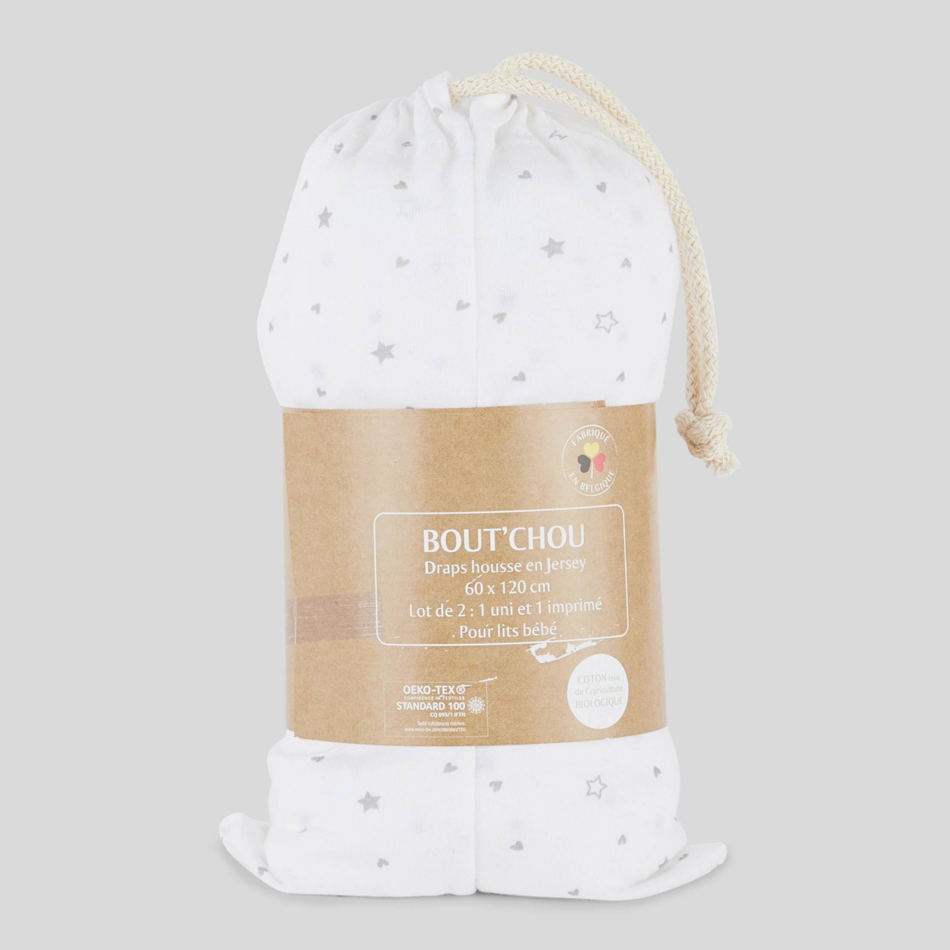 Lot de 2 draps imperméable bébé, BOUT'CHOU