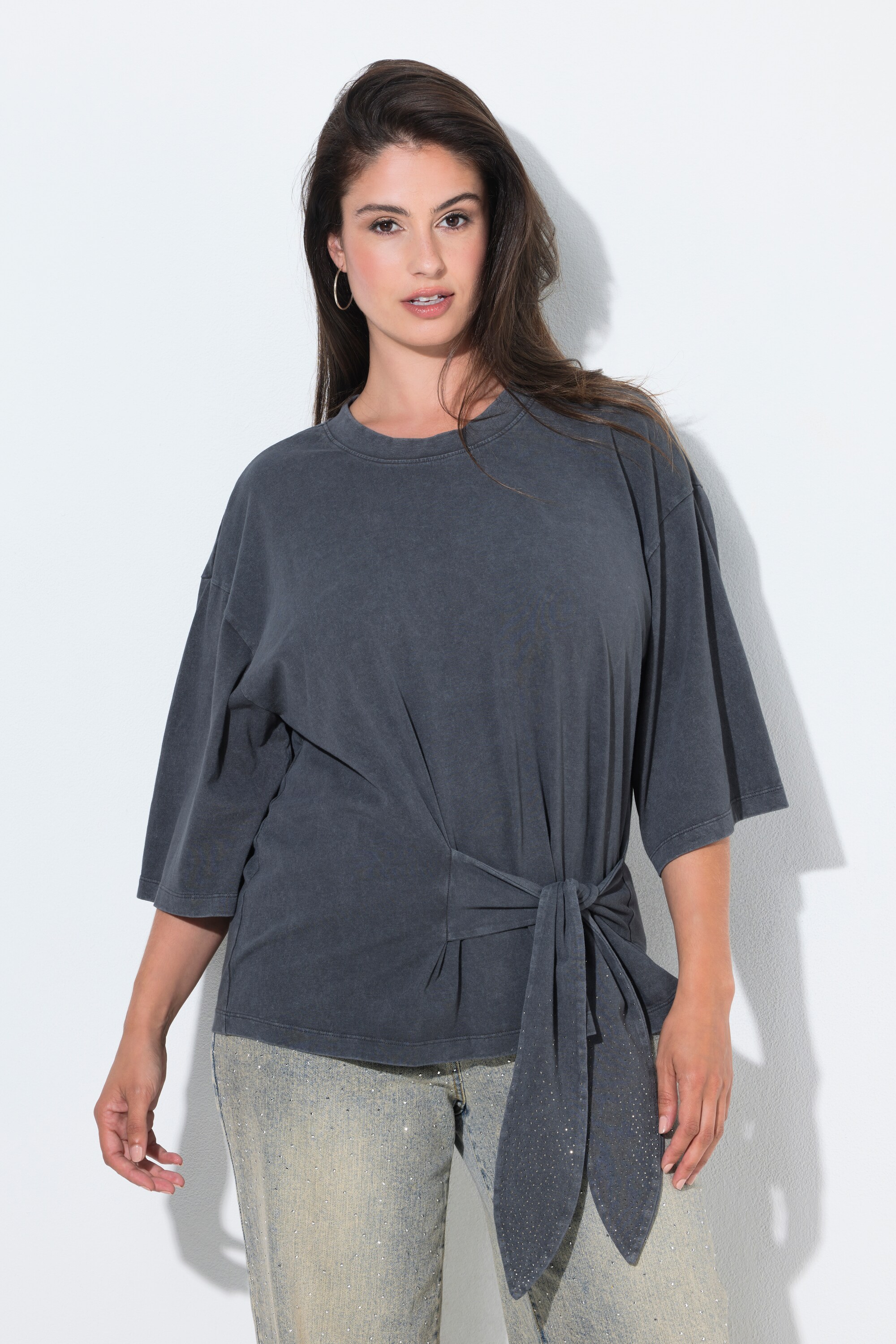 T-shirt avec strass fantaisie, ULLA POPKEN