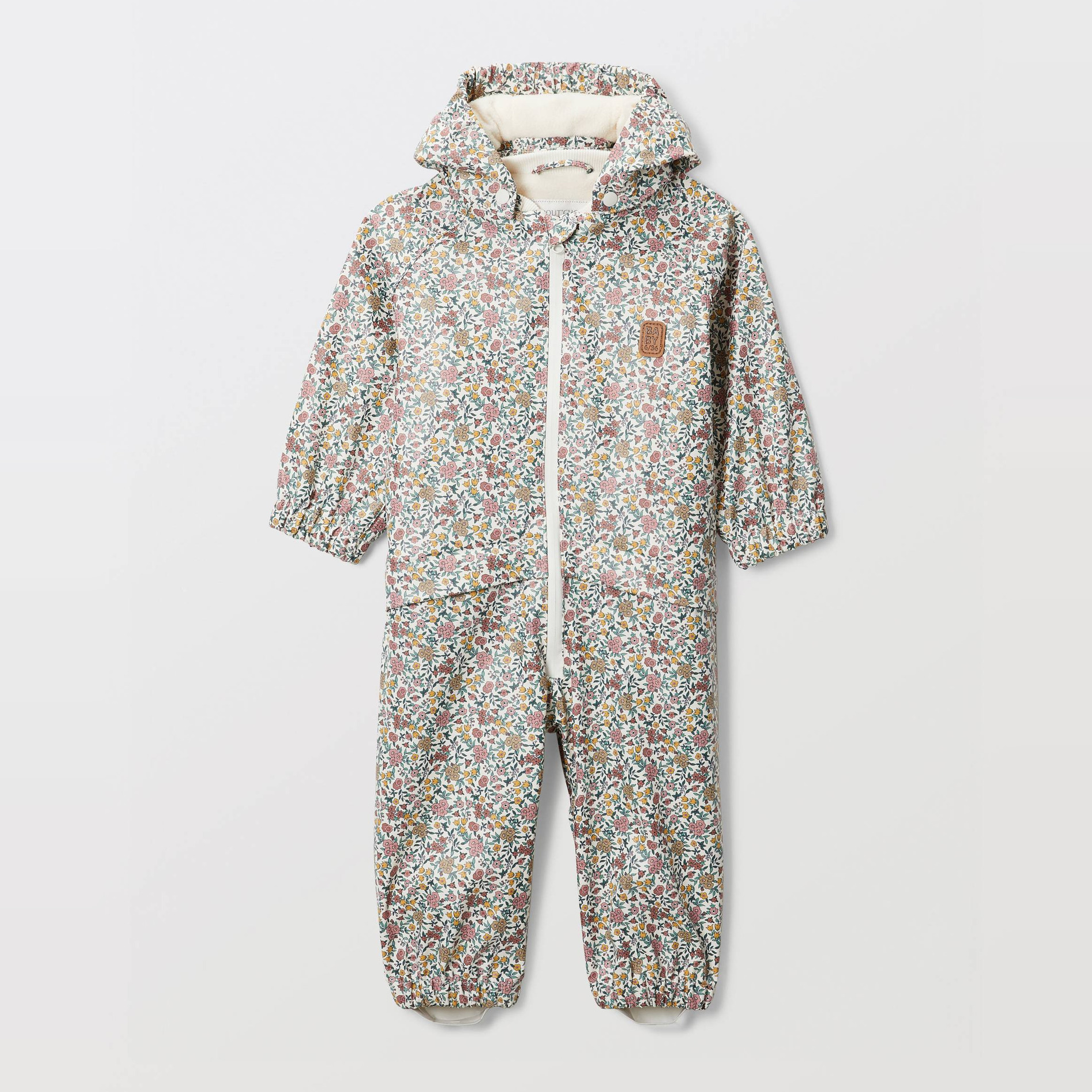 Combinaison de pluie avec capuche amovible imprimée, BOUT'CHOU