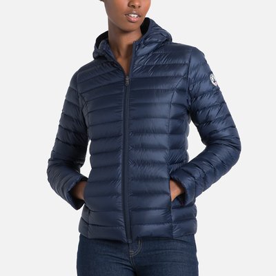 Cloe Quilted Padded Jacket with Hood and Zip Fastening JOTT