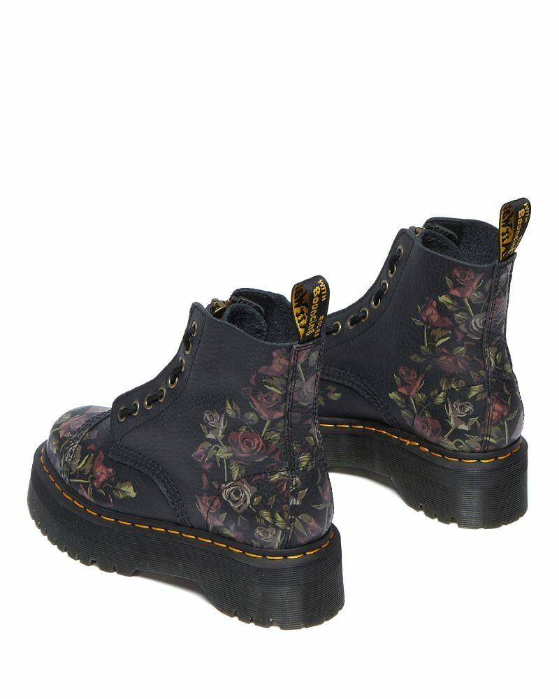 Dr. Martens Botas con plataforma Sinclair de piel napa desmenuzada — photo 6