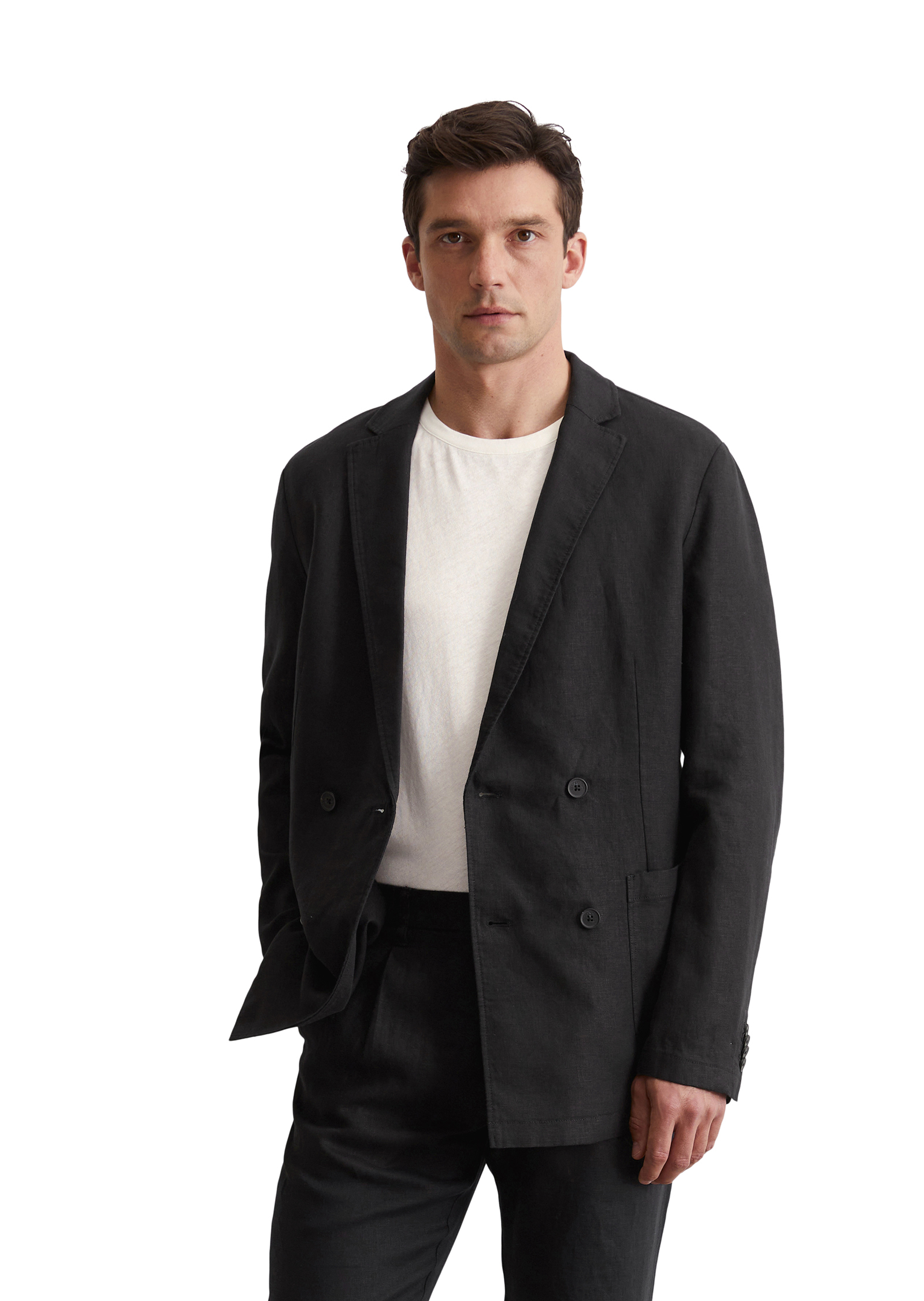 Veste en lin shaped en pur lin, MARC O'POLO