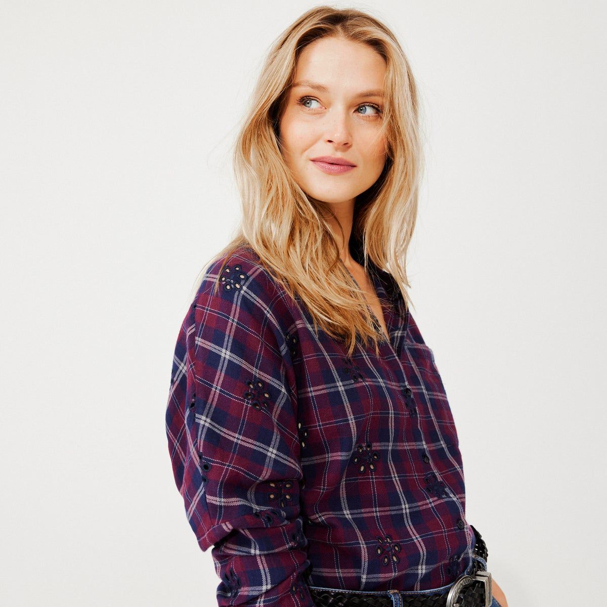 Chemisier broderie anglaise promod La Redoute