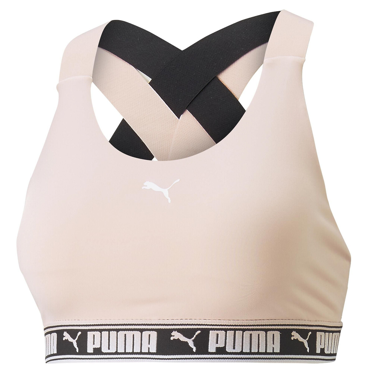 Sujetador deportivo impacto medio rosa Puma La Redoute