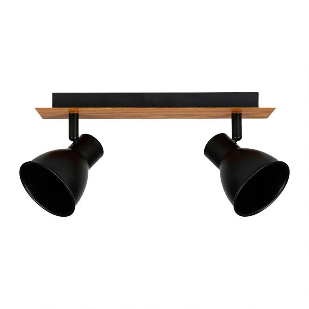 Rampe 2 Spots Orientables Atelier Noir, DECORATIE