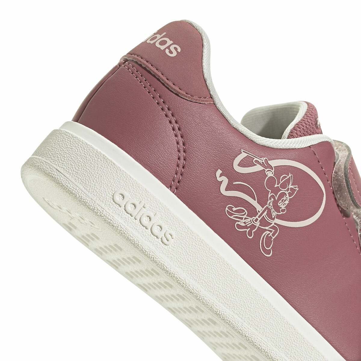 Kids advantage minnie trainers with touch n close fastening mauve pink Adidas Sportswear La Redoute